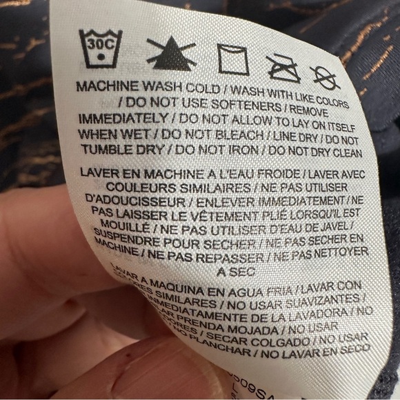 Nike Pro Dri Fit quarter zip pullover top, women's sz. L, gray w/bronze metallic - Picture 7 of 10